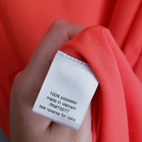 Elizabeth & James Orange Tiered Maxi Dress - Picture 6 of 7